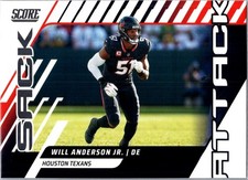Will Anderson Jr #9 - Sack Attack - 2025 Panini Score - Texans