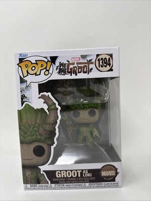 Funko Pop! Marvel We Are Groot 1394 Groot As Loki