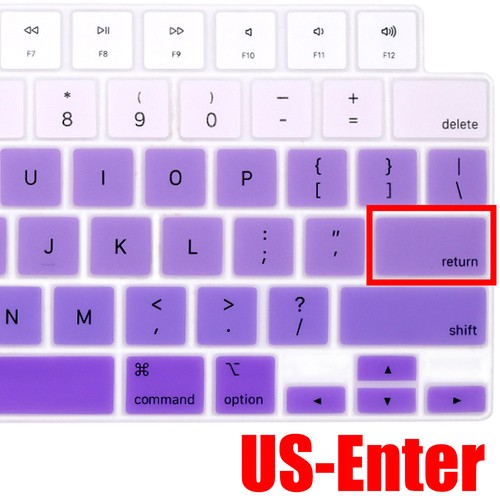 Ultra Thin Silicone Keyboard Cover Skin for MacBook Air & Pro 12/13/14/15/16inch - Afbeelding 84 van 86
