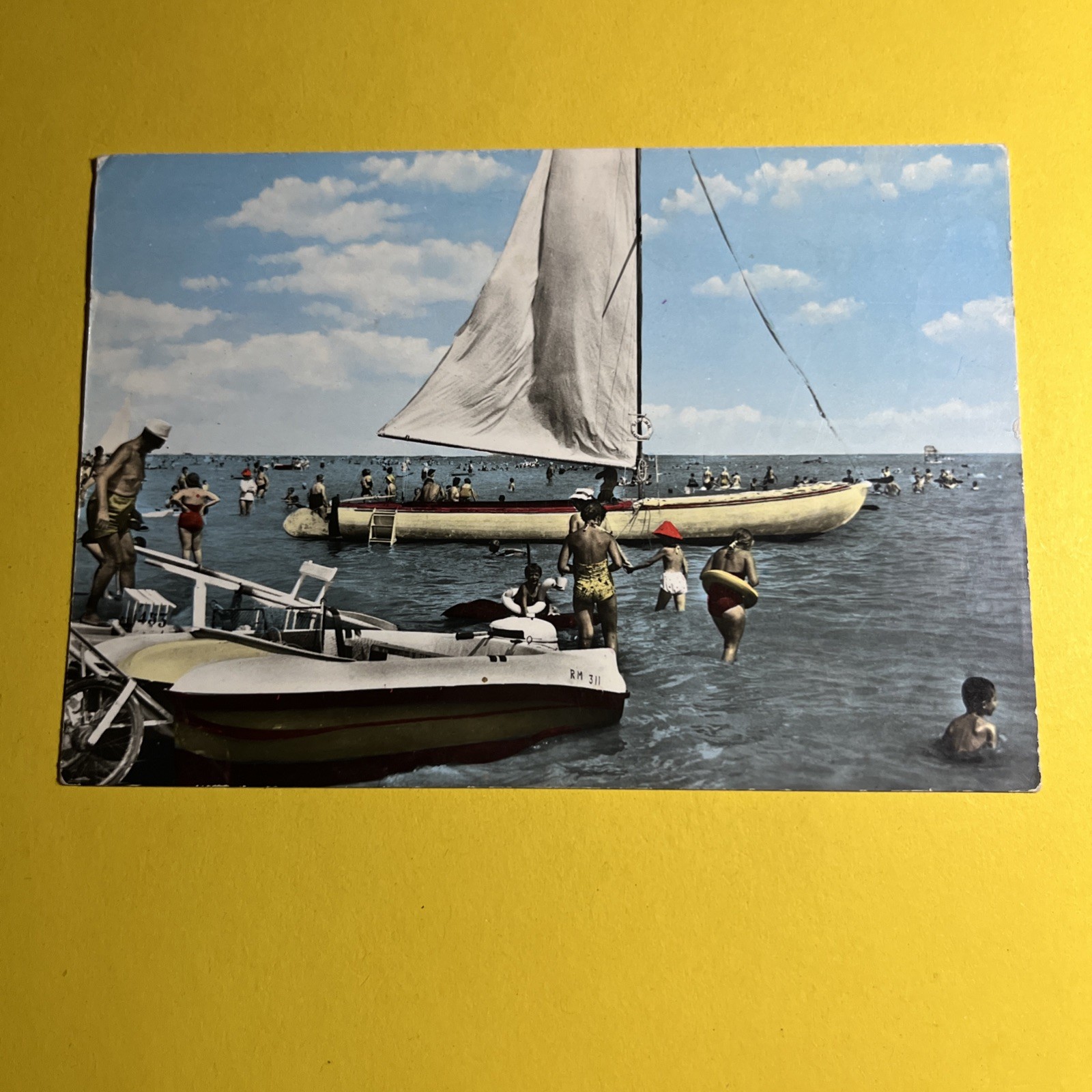 CESENATICO SALUTI DAL MARE - CARTOLINA VIAGGIATA - COLLEZIONE - CARTE POSTALE