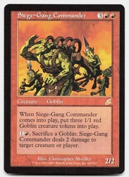 Siege-Gang Commander 103/143 Scourge MTG Rare