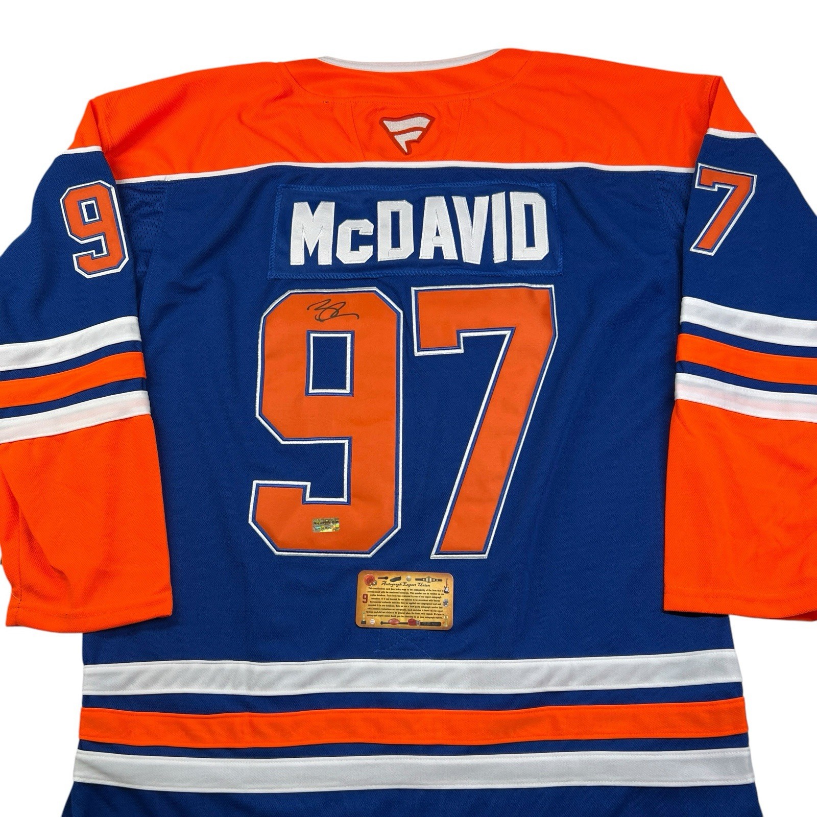 Connor McDavid Signed Oilers Jersey Autographed COA #97