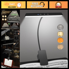 Rechargeable Music Stand Light - 47 LED Clip-On, 4 Colors, 3 Brightness Levels,