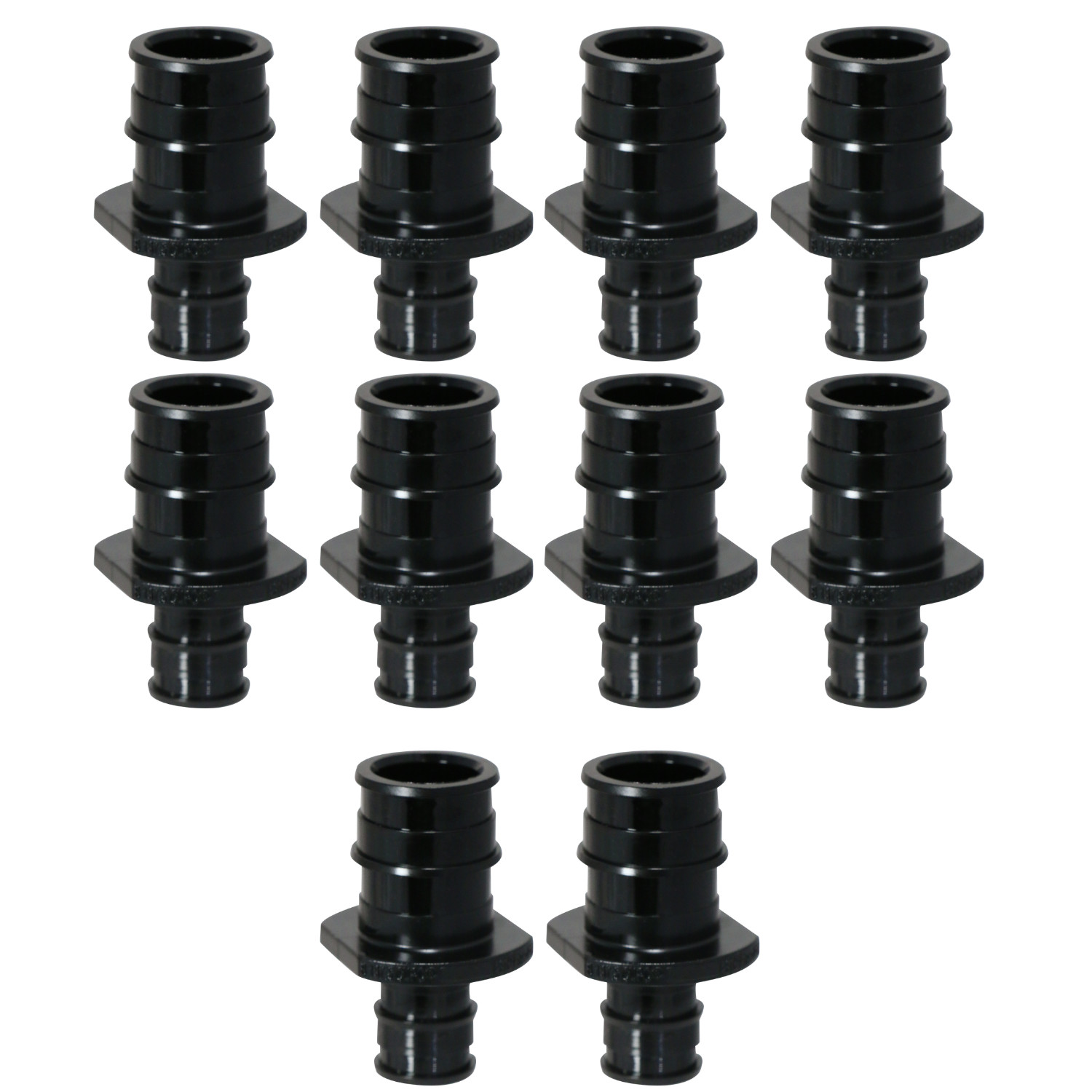 10 Pack XFITTING 1/2"x 3/4" Pex A Coupling Poly Alloy Expansion Plastic Coupling