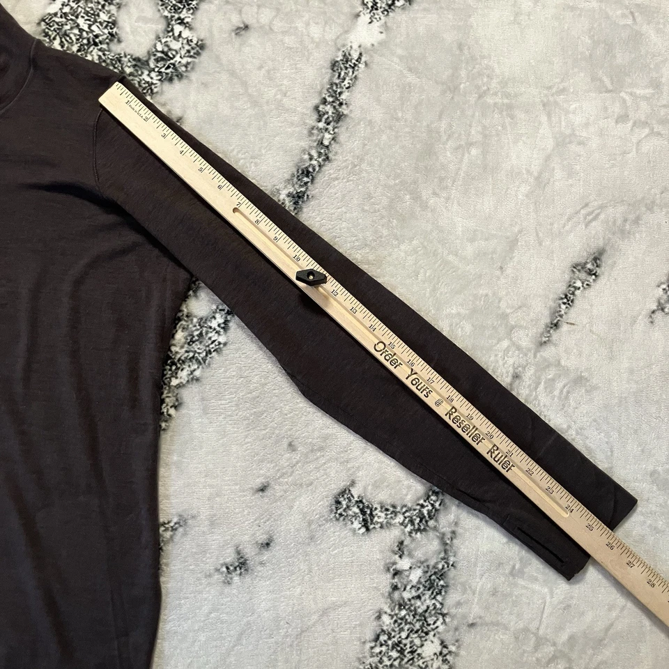 Top Athleta para mujer talla 1X marrón Foresthill Ascent cuello alto sin costuras Foto 3 de 4