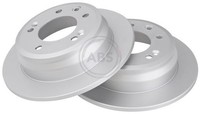2X Bremsscheibe Hinten ABS 17910 FÜR Hyundai KIA Bremsscheiben Scheibenbremse