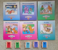 New World of Teddy Ruxpin Books  Cartridges Lot of 5 Sets, Plus 1 Book Only