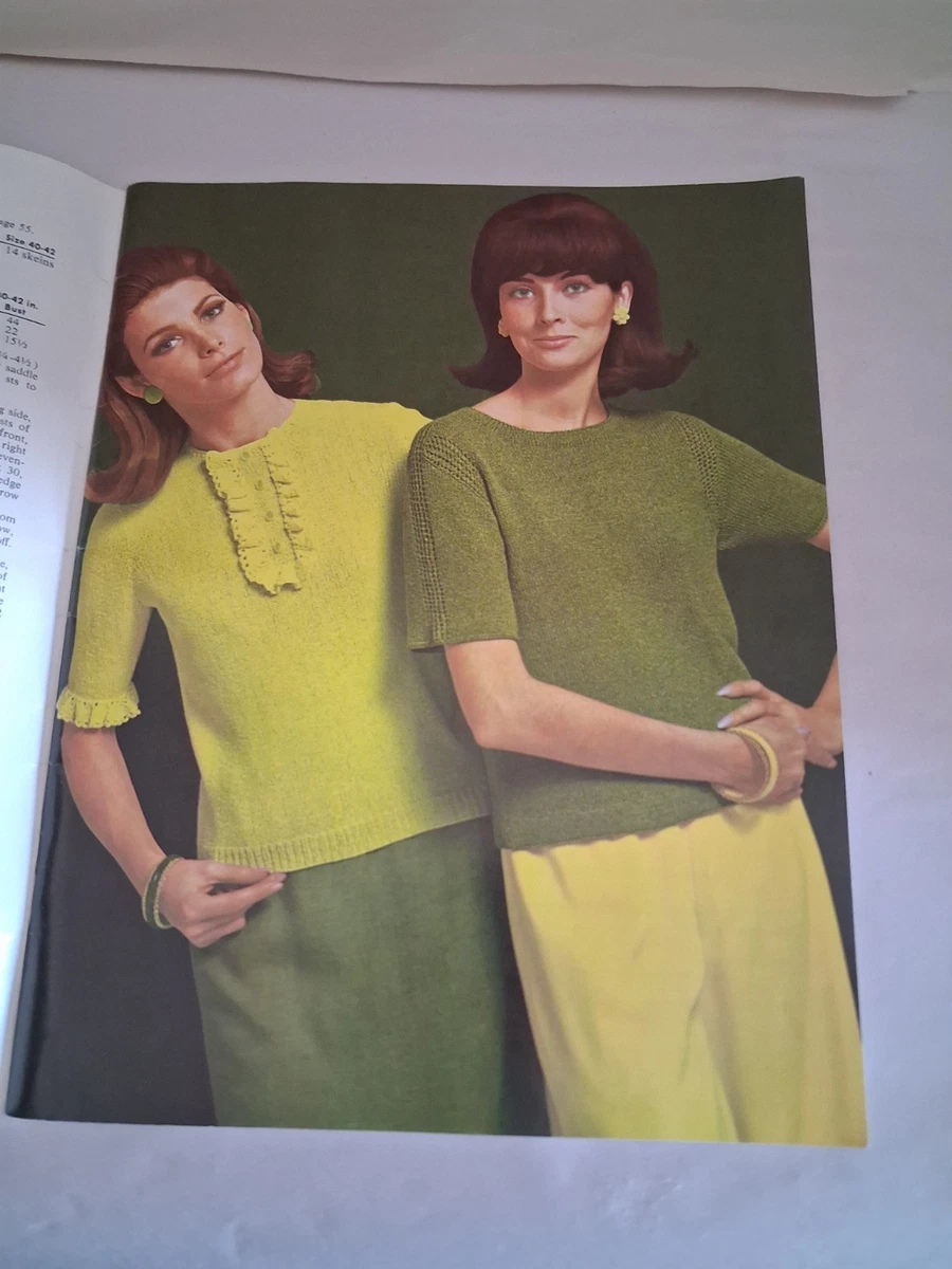 Suéteres para tejer y ganchillo 1966