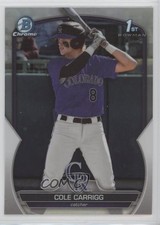 2023 Bowman Draft Chrome Refractor Cole Carrigg #BDC-151 11s9