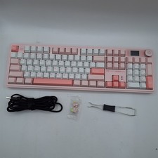 LINGBAO K108 Pro Wireless Mechanical Keyboard Pink PBT RGB 10000mAh K108Pro