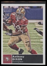 2010 Topps Magic Anthony Dixon RC #202 San Francisco 49ers