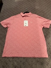 Rhoback Men's XXL Short Sleeve Polo -- The Ribbon Floral