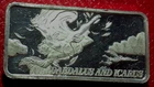Daedalus & Icarus Bar-World of Flight Set 1 oz. 999 Silver-Hamilton Mint