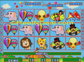 Amcoe Merry Circus Cherry Master 8-Liner Slot PCB Board with Optional Skill Spin