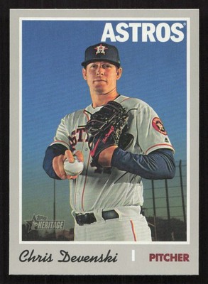 2019 Topps Heritage Chris Devenski #713 Card