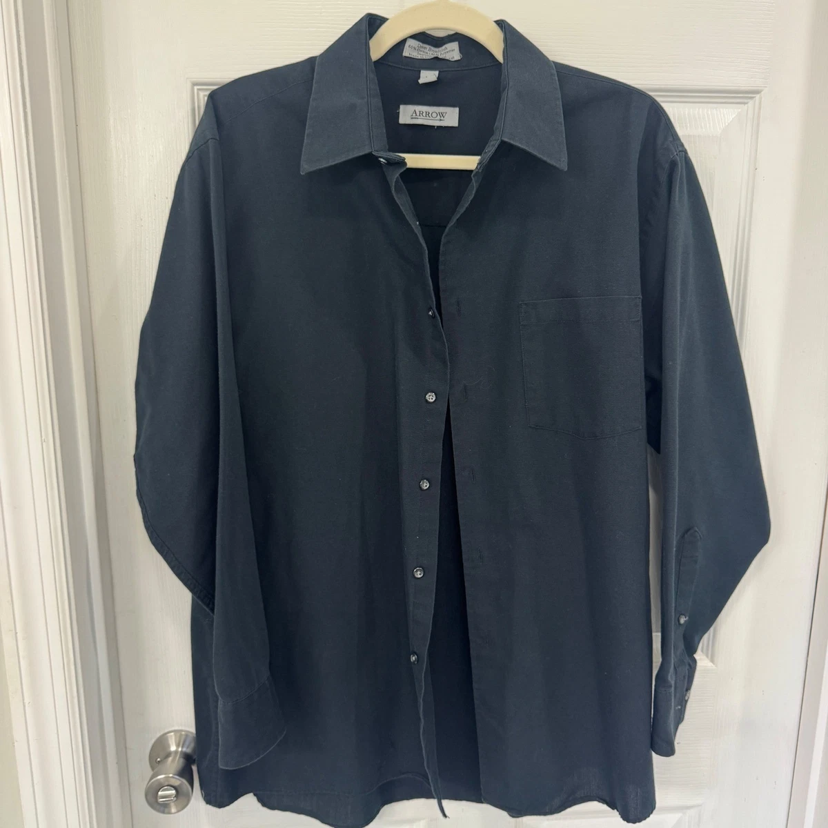 dkny dress shirts slim fit DKNY 22911 100% Cotton Boy's Dress Shirt - Solid Broadcloth main image 1