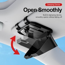 Sunglass Holder for Car Visor Clip, Sunglasses Case for Car Sun Visor Glasses 