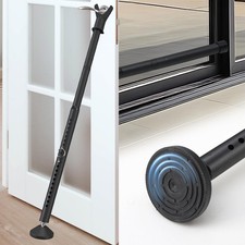 Door Stoppers Security Bar, 3-in-1 Apartment Patio Sliding Door Security Bar ...