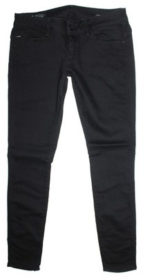 G-Star Damen Jeans Hose MIDGE ZIP LOW SUPER SKINNY Stretch W28 L32 schwarz gstar