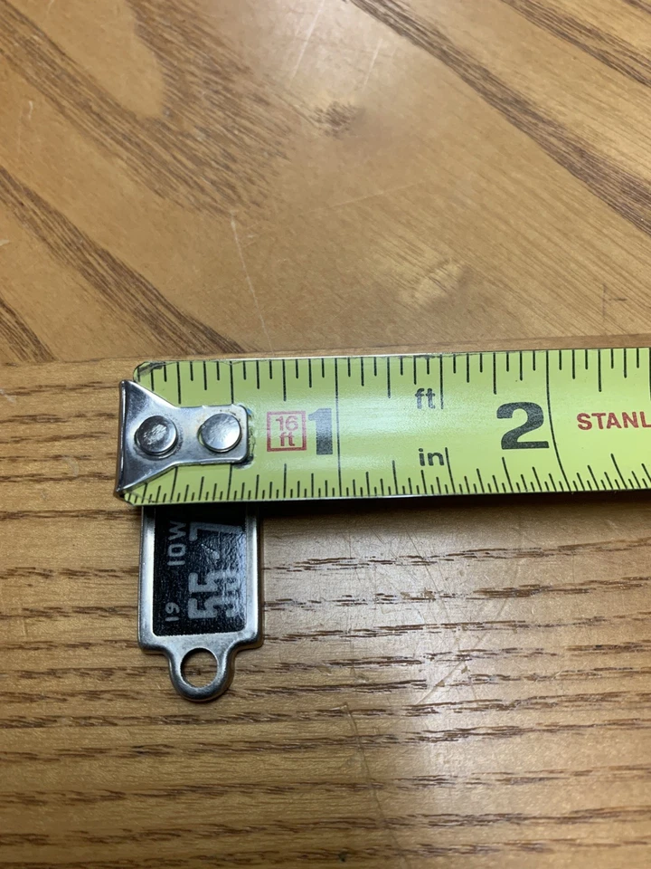 1955 Iowa DAV Tag Keychain License Plate 55-7093 - Image 2 of 4