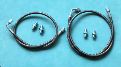 #ad #ad 1996 2000 Honda Civic Main Front Brake Lines Replacement Kit SS Braided $51.10