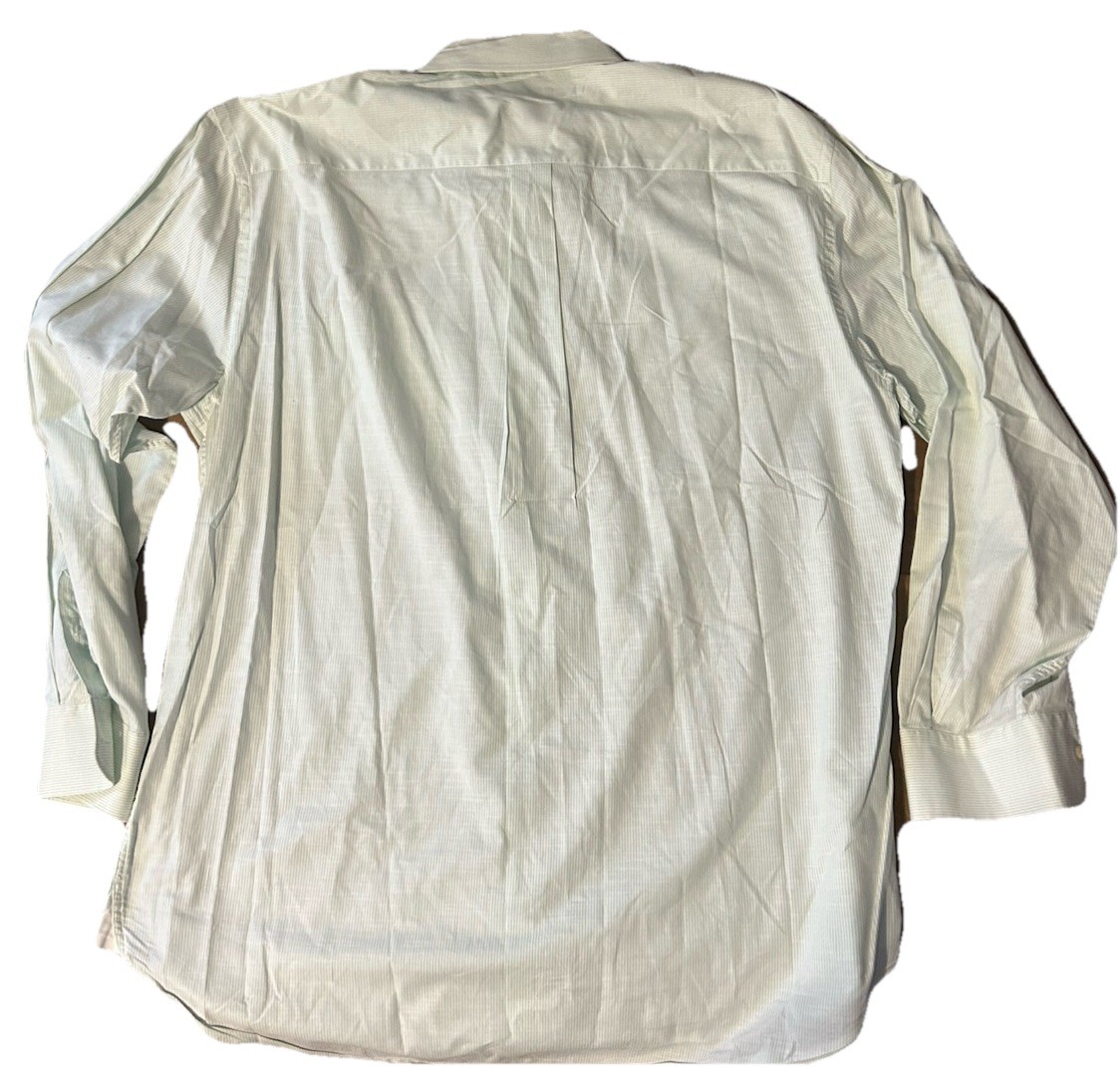 Vintage Peter Millar Button Down Large Pinstriped - image 3