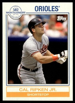 CAL RIPKEN JR. 2022 TOPPS 582 MONTGOMERY CLUB SET 4 #3