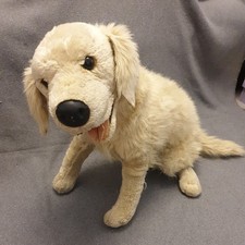 Vintage E&J? Lifelike XL Golden Retreiver dog Plush Wired legs to Adjust stance