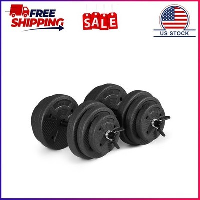 CAP Barbell 50 lb Adjustable Vinyl Dumbbell Set