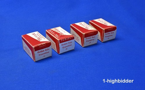 4- Vintage 1939 Golden Gate Exposition Tru-Vue 3D Photo Reels Stereoviews R&W - Picture 5 of 10