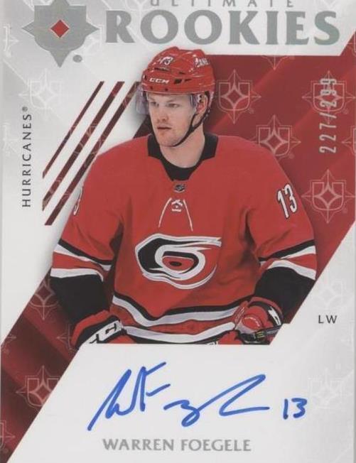 2018-19 Upper Deck Ultimate Collection - Warren Foegele #61 - 1 of 1