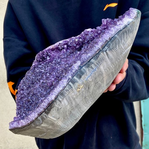 11.3LB Natural amethyst cave quartz crystal cluster mineral specimen healing - Afbeelding 7 van 13