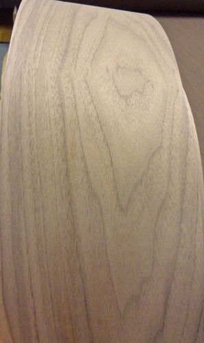 Walnuss Holz Furnier Kantenanleimrolle 1-3/4" x 120" mit Schmelzkleber Kleber  - Bild 12 von 12