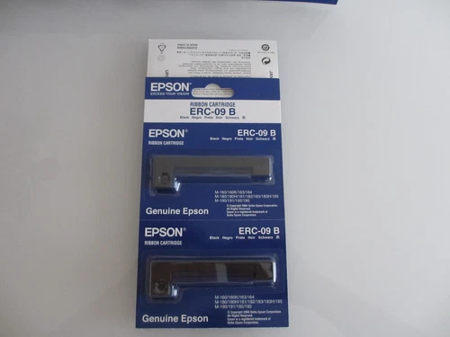 10 X Original Epson ERC-09B Ribbon Black C43S015354 ERC09B