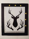 Hunting Buck Head Rack Deer 8.5" x 11" Custom Stencil FAST FREE SHIPPING