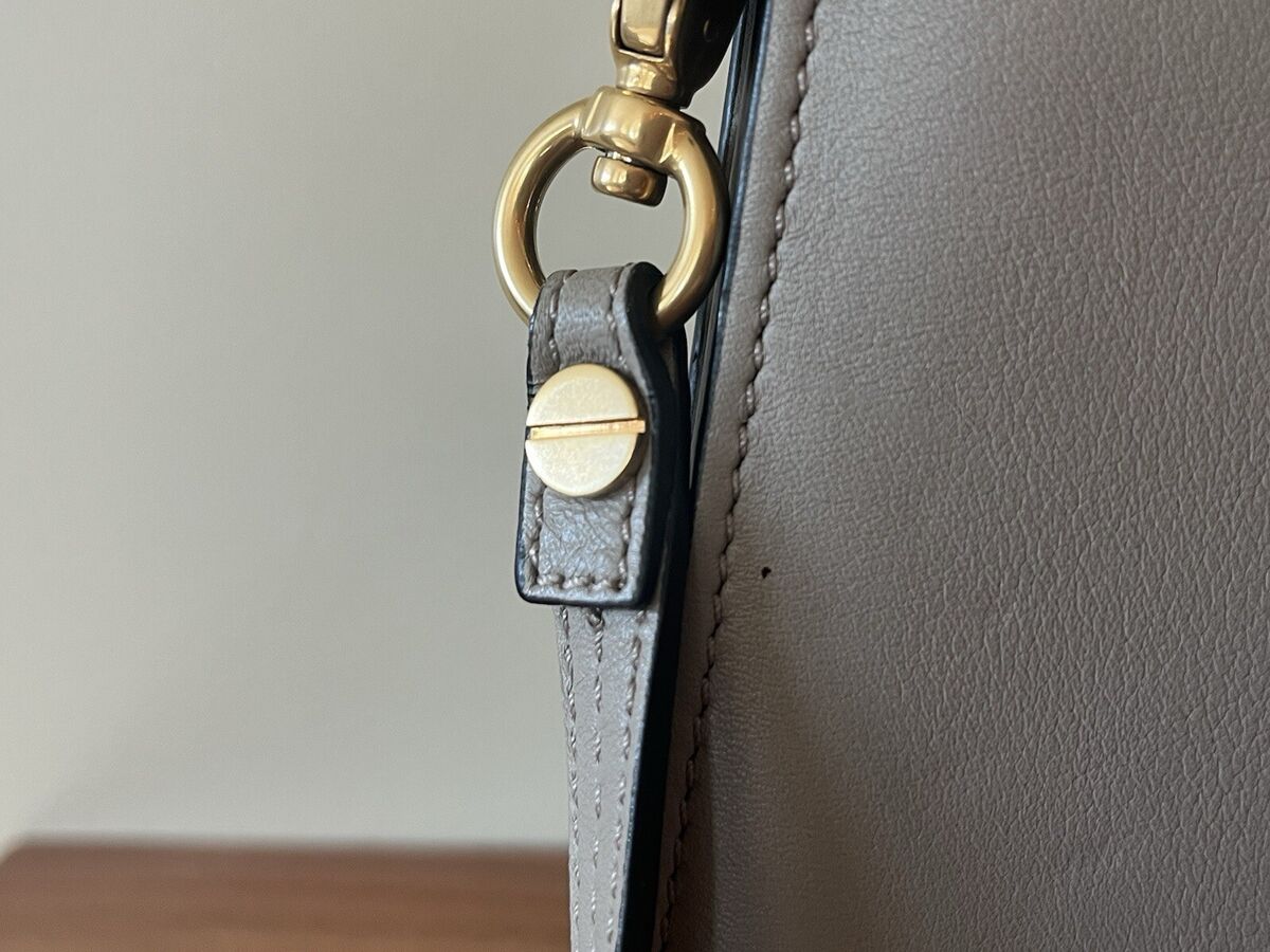 New Chloe Faye Gray Studded Large Calfskin Shoulder Bag | eBay New Chloe Faye Gray Studded Large Calfskin Shoulder Bag | eBay