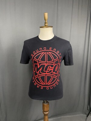 Alexander McQueen McQ Big Logo Herren T-Shirt Schwarz Größe S