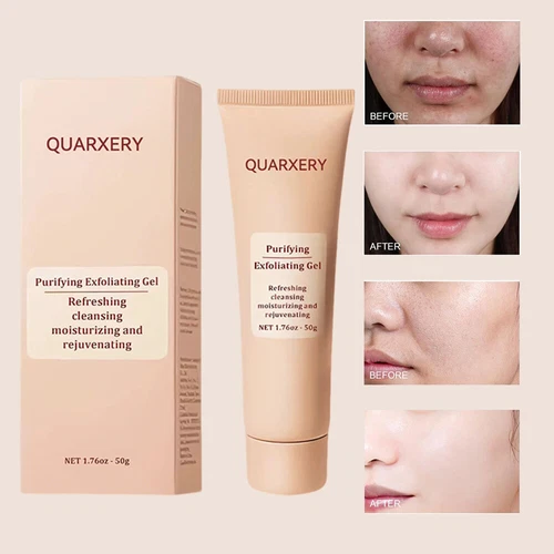 3X Purifying Exfoliating Gel, Quarxery Cleansing Purifying Cream for Face & Body - Bild 8 von 15
