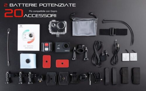 4K Sport Camera 170° Action Camera Ultra HD 20MP WiFi Waterproof Remote Control - Picture 3 of 12