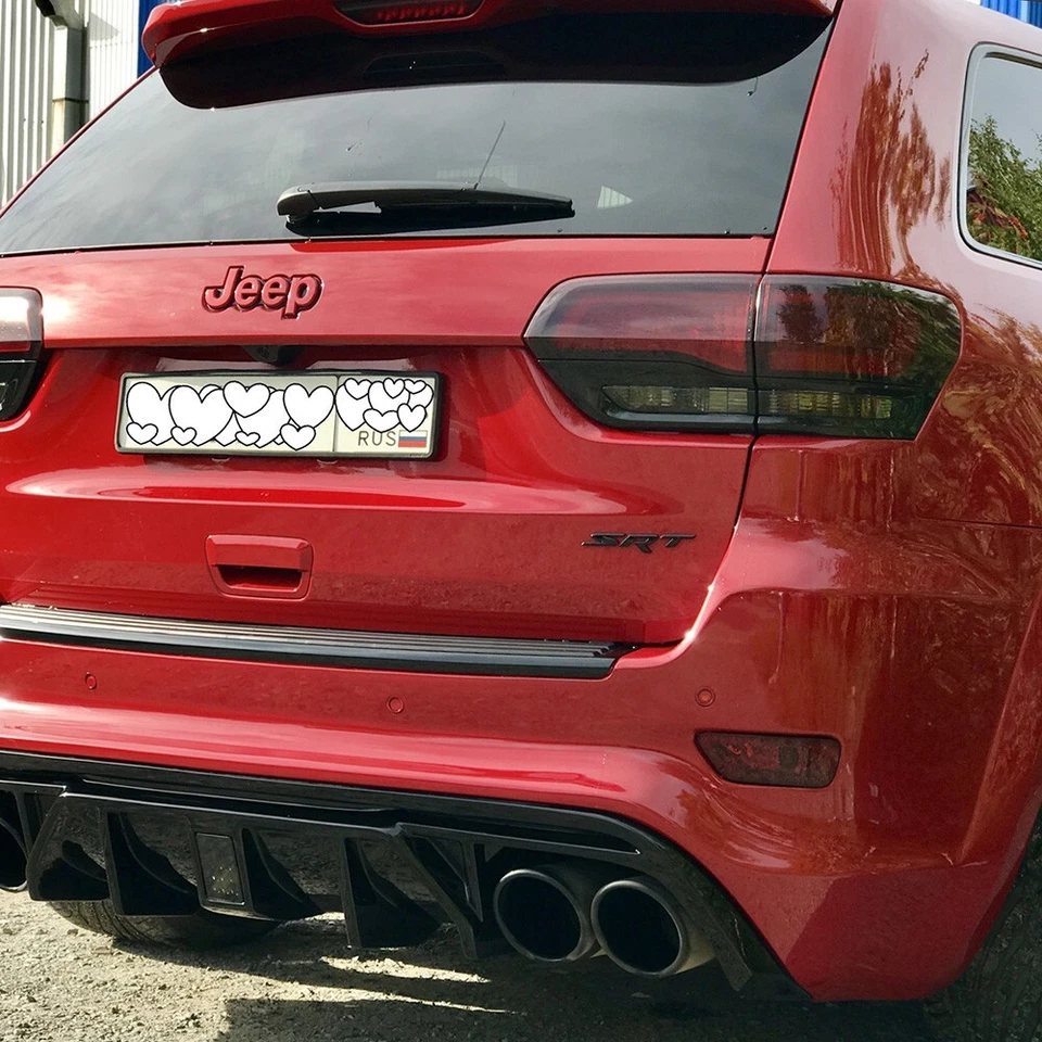 For 11-20 Jeep Grand Cherokee Gloss Black SRT Logo Emblem Nameplate Badge Mopar Foto 4 de 4