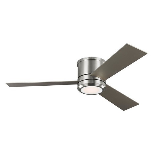 Monte Carlo 3CLMR56BSD-V1 Clarity Max 56" Outdoor Hugger Fan LED Light Wall Con