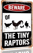Beware Of Chicken Sign Chicken Signs For Coop Funny Outdoor Chicken Coop Sign...