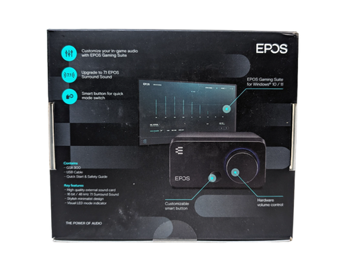 EPOS/Sennheiser GSX 300 Tarjeta de sonido externa Gaming USB Tarjeta de sonido 7.1 ⚡️DEFECTUOSA - Imagen 4 de 4