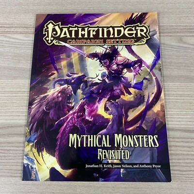 PATHFINDER KAMPAGNEN-SET MYTHISCHE MONSTER ÜBERARBEITET RPG ROLLENSPIEL SOFTBACK