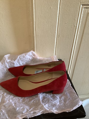 ALFANI Step N Flex Women's - Jensonn - Block Heel Pointed Toe Pumps - RED Sz 11M - Picture 4 of 5