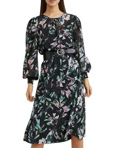 witchery shirred midi dress