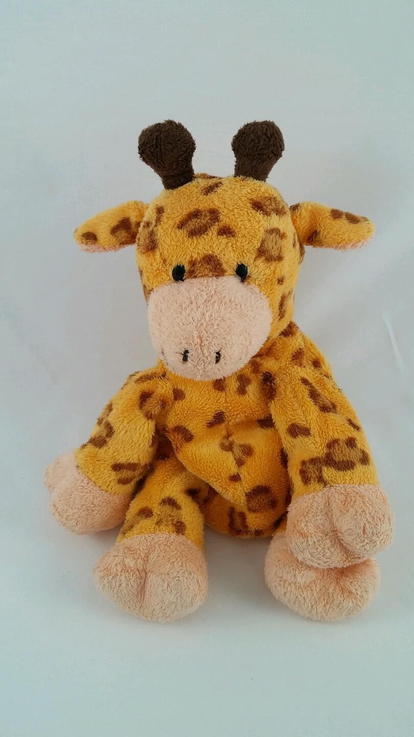 TY Pluffies Towers Giraffe 2004 Orange Brown Plush Stuffed Animal Lovey ...