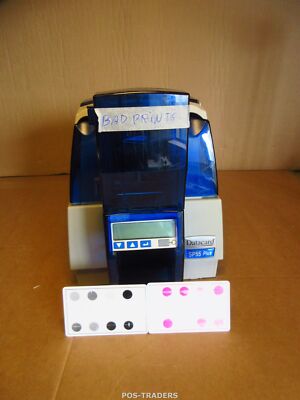 Datacard SP55 Plus SP55CH1NET SC347 Color ID Card Simplex Printer BAD PRINTS