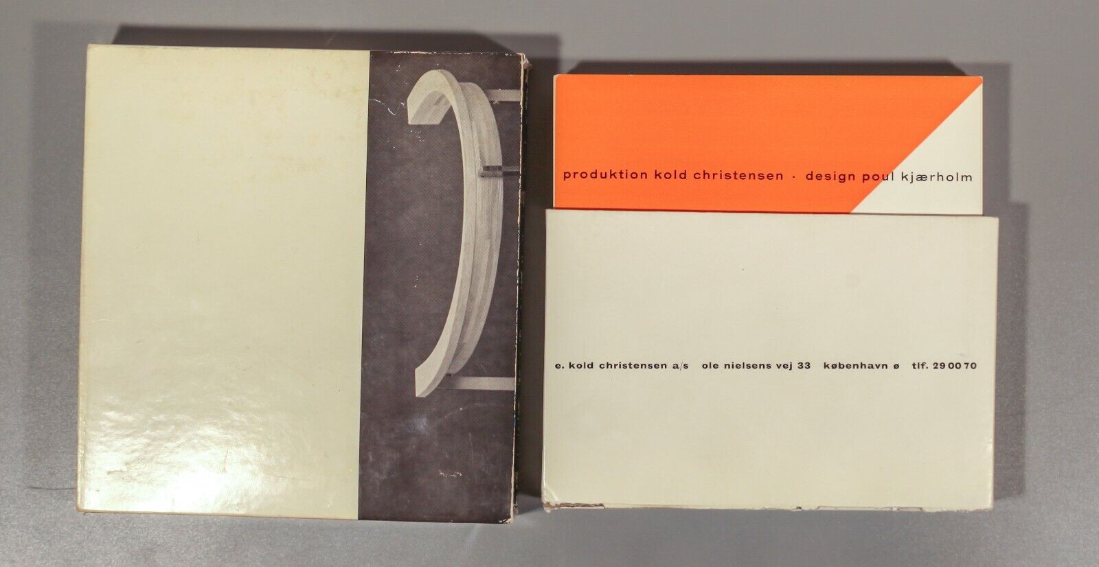 Rare E. Kold Christensen Poul Kjaerholm New sales boxed catalogue 1957 Max 87% OFF