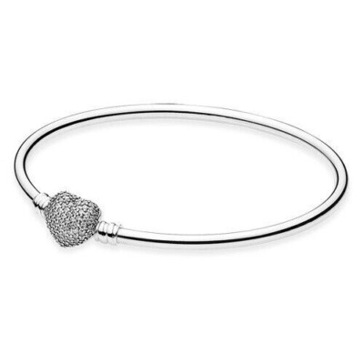Pandora S925 & CZ Limited Edition Always In My Heart Bangle